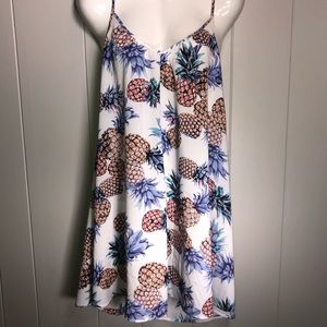 Saks Fifth Avenue Pineapple Sheer Chemise